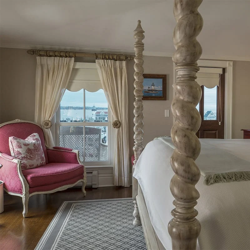 Bedroom in guesthouse.