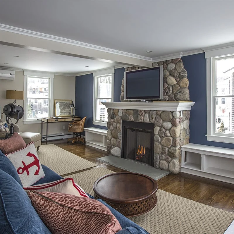 Living room of guest house.
