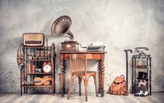 Staged Photo of One of the Antique Shops in Old Saybrook, CT.